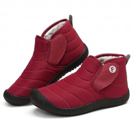 Plus Size Women Winter Waterproof Warm Lined Short Ankle Boots