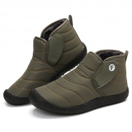 Plus Size Women Winter Waterproof Warm Lined Short Ankle Boots