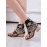 Large Size Women Summer Boots Pointed Toe Embroidered Lace Up Block Heel Short Boots