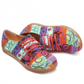 Irregular Pattern Exclusively Sold Lazy Slip On Flat Shoes