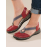 Large Size Women Casual Closed Toe Elastic Band Flat Sandals