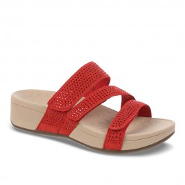 Plus Size Women Rhinestone Opened Toe Hook Loop Platform Casual Slide Sandals