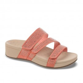 Plus Size Women Rhinestone Opened Toe Hook Loop Platform Casual Slide Sandals