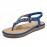Knitting Slip On Comfy Clip Toe Beach Flat Sandals