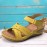 Stitching Cross Strap Hook Loop Lightweight Summer Casual Sandals