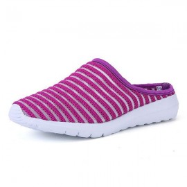 Stripe Breathable Mesh Beach Slippers