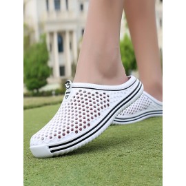 Women Summer Large Size Couples Comfy Breathable Hollow Out Garden Shoes Casual Slippers