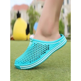 Women Summer Large Size Couples Comfy Breathable Hollow Out Garden Shoes Casual Slippers