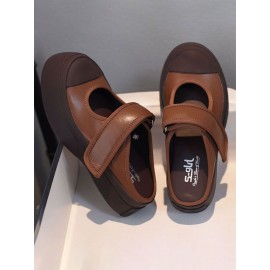 Women Halcyon Beach Vacation Comfy Hook & Loop Platform Closed Toe Slippers