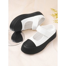 Women Halcyon Beach Vacation Comfy Hook & Loop Platform Closed Toe Slippers
