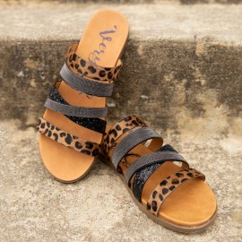 Women Rome Cross Strap Comfy Lightweight Casual Slip On Flat Slippers